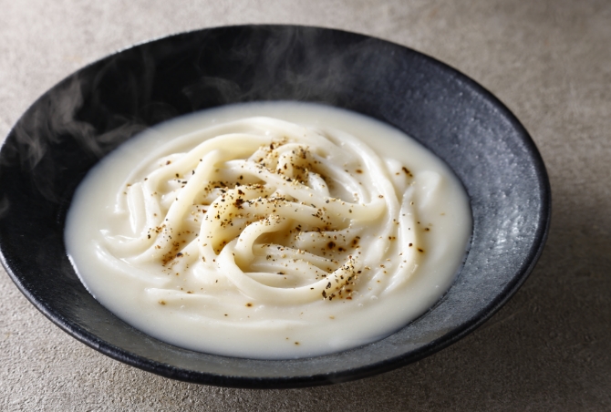 クリームのおうどん