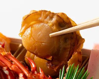 焼帆立 明太子クリームソース